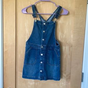 cat and Jack Jean overall skirt